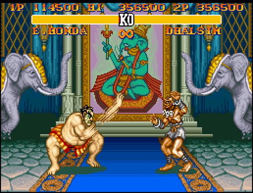 Pantallazo de Street Fighter II Turbo: Hyper Fighting para Super Nintendo