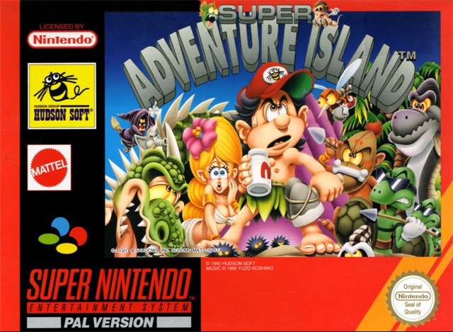 Caratula de Super Adventure Island para Super Nintendo