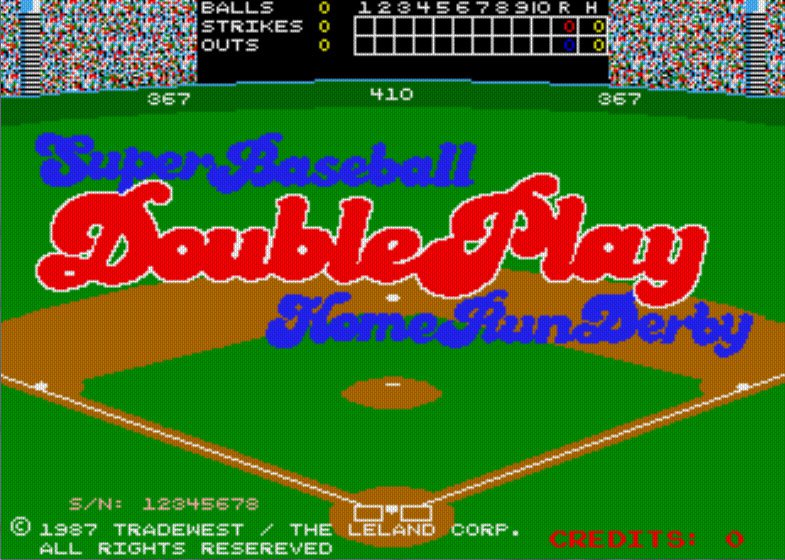 Pantallazo de Super Baseball Double Play Home Run Derby para M.A.M.E.