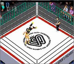 Pantallazo de Super Fire Pro Wrestling: Victory Through Guts (Japonés) para Super Nintendo