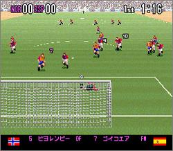 Pantallazo de Super Formation Soccer 94 (Japonés) para Super Nintendo