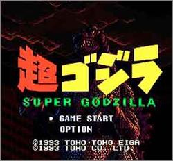 Pantallazo de Super Godzilla para Super Nintendo