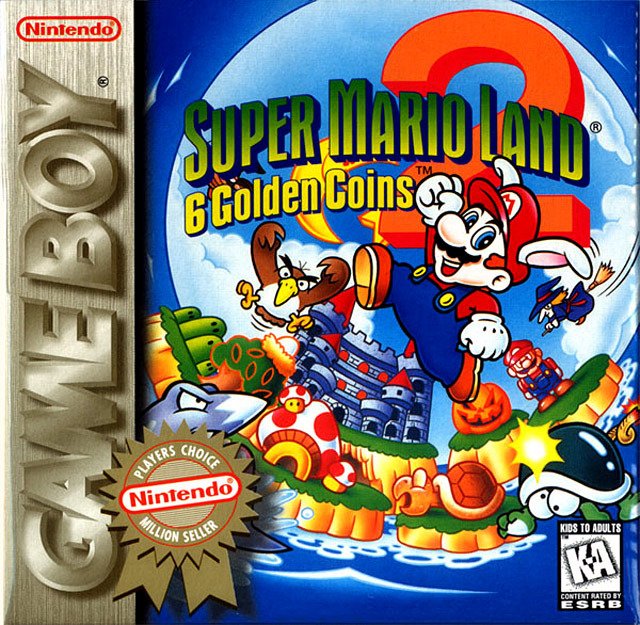 Caratula de Super Mario Land 2: 6 Golden Coins para Game Boy
