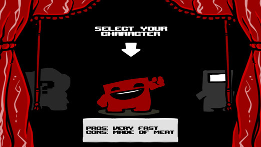 Pantallazo de Super Meat Boy (Wii Ware) para Wii