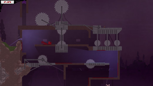 Pantallazo de Super Meat Boy (Wii Ware) para Wii
