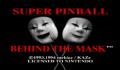 Foto 1 de Super Pinball: Behind the Mask
