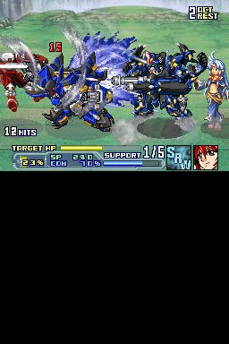 Pantallazo de Super Robot Taisen OG Saga para Nintendo DS