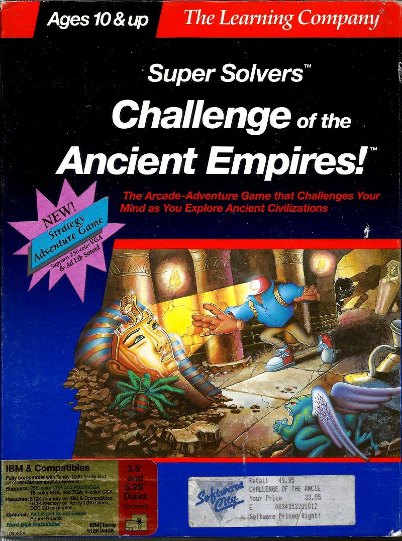 Caratula de Super Solvers: Ancient Empires (a.k.a. Challenge of The Ancient Empires) para PC