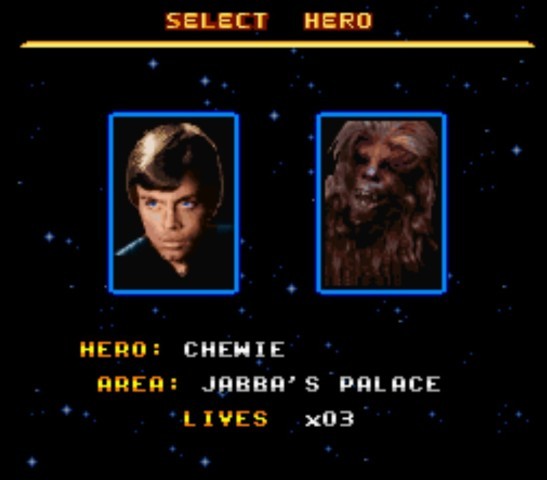 Pantallazo de Super Star Wars: Return of the Jedi para Super Nintendo