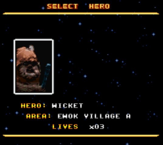 Pantallazo de Super Star Wars: Return of the Jedi para Super Nintendo
