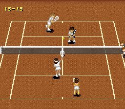 Pantallazo de Super Tennis World Circuit (Japonés) para Super Nintendo