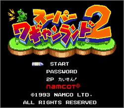 Pantallazo de Super Wagen Land 2 (Japonés) para Super Nintendo