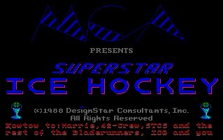 Pantallazo de SuperStar Ice Hockey para Atari ST