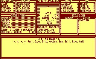 Pantallazo de Sword Of Truth, The para Amstrad CPC