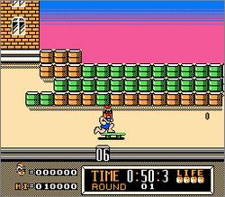 Pantallazo de T&C Surf Designs: Wood & Water Rage para Nintendo (NES)