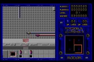 Pantallazo de TECH: The Race Against the Targanoids para Atari ST