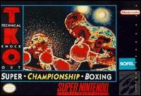 Caratula de TKO Super Championship Boxing para Super Nintendo