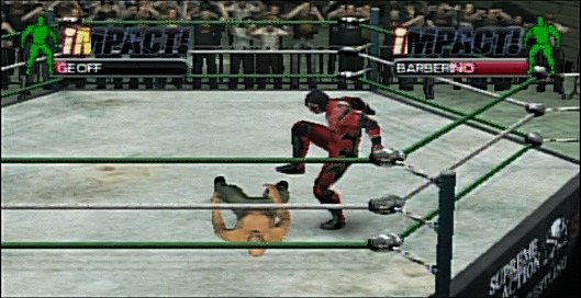 Pantallazo de TNA iMPACT!: Cross the Line para PSP