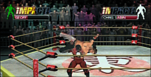 Pantallazo de TNA iMPACT!: Cross the Line para PSP