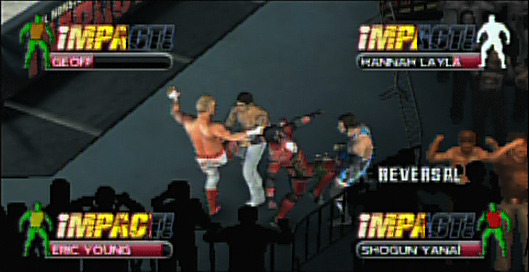 Pantallazo de TNA iMPACT!: Cross the Line para PSP