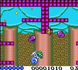 Pantallazo de Taito Memorial: Bubble Bobble para Game Boy Color