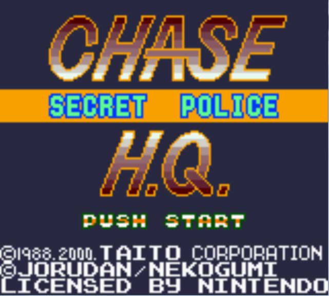 Pantallazo de Taito Memorial: Chase HQ para Game Boy Color