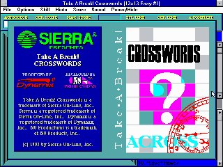 Pantallazo de Take a Break! Crossword 1 para PC