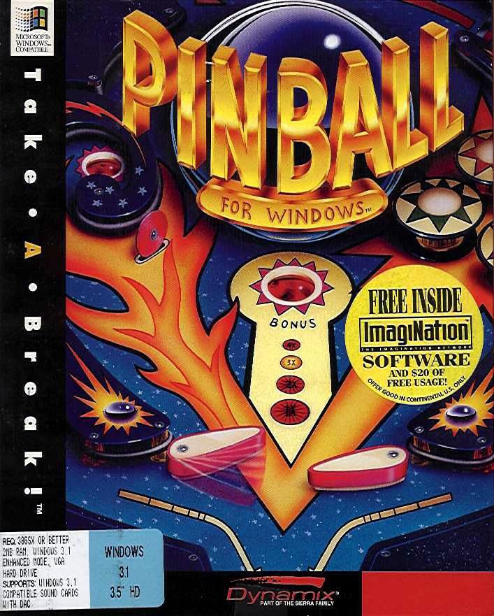 Caratula de Take a Break: Pinball for Windows para PC