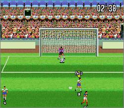 Pantallazo de Takeda Nobuhiro no Super League Soccer (Japonés) para Super Nintendo