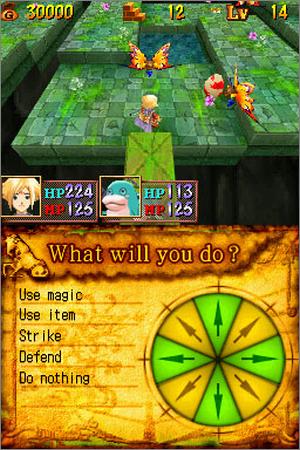 Pantallazo de Tao's Adventure: Curse of the Demon Seal para Nintendo DS