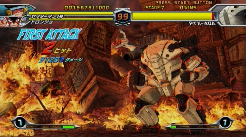 Pantallazo de Tatsunoko vs. Capcom: Ultimate All-Stars para Wii