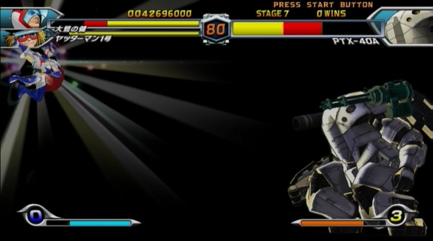 Pantallazo de Tatsunoko vs. Capcom: Ultimate All-Stars para Wii
