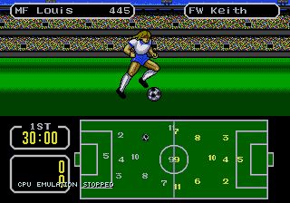 Pantallazo de Tecmo Cup Football Game (Japonés) para Sega Megadrive