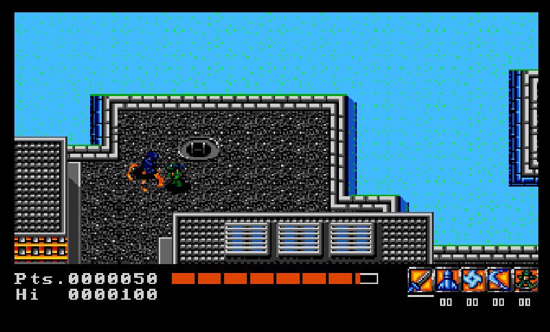 Pantallazo de Teenage Mutant Hero Turtles para Amiga