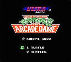 Pantallazo de Teenage Mutant Ninja Turtles II: The Arcade Game para Nintendo (NES)
