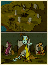 Pantallazo de Teenage Zombies: Invasion of the Alien Brain Thingys! para Nintendo DS