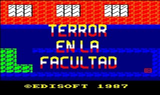 Pantallazo de Terror En La Facultad para Amstrad CPC