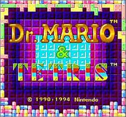 Pantallazo de Tetris & Dr. Mario para Super Nintendo