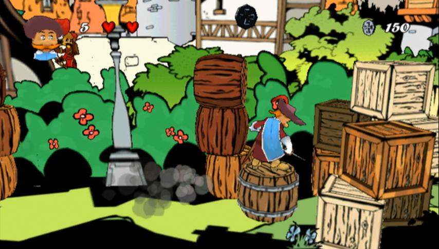 Pantallazo de The Three Musketeers: One for All! para Wii