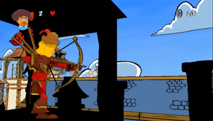 Pantallazo de The Three Musketeers: One for All! para Wii