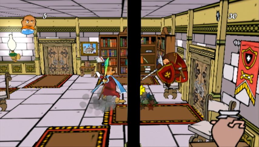 Pantallazo de The Three Musketeers: One for All! para Wii