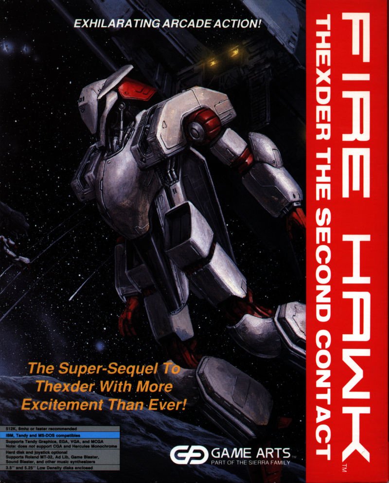 Caratula de Thexder 2 (a.k.a. Fire Hawk: Thexder - The Second Contact) para PC