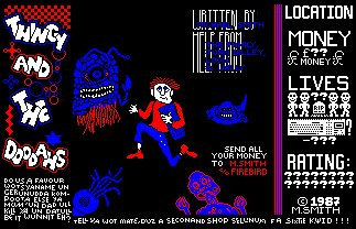 Pantallazo de Thingy And The Doodahs para Amstrad CPC