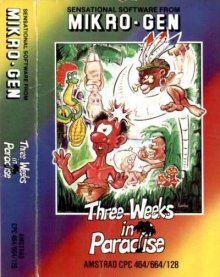 Caratula de Three Weeks In Paradise para Amstrad CPC