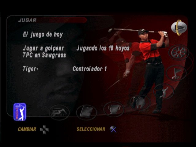 Pantallazo de Tiger Woods 99 PGA Tour Golf para PlayStation