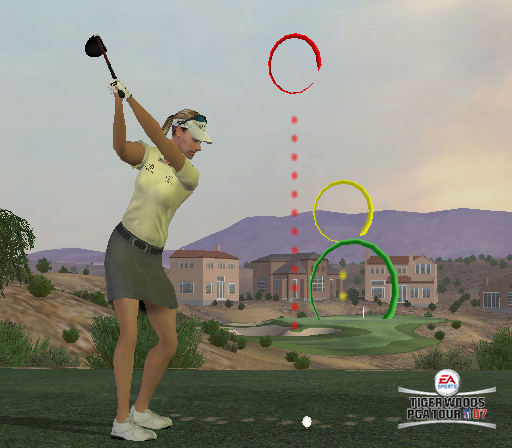 Pantallazo de Tiger Woods PGA Tour 07 para Wii