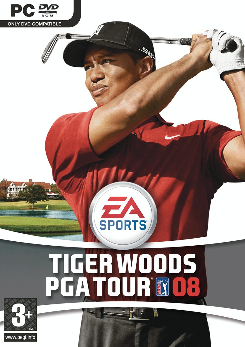 Caratula de Tiger Woods PGA Tour 08 para PC
