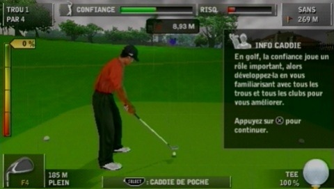 Pantallazo de Tiger Woods PGA Tour 08 para PSP