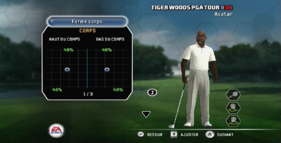 Pantallazo de Tiger Woods PGA Tour 08 para Wii
