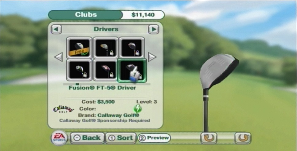 Pantallazo de Tiger Woods PGA Tour 09 All-Play para Wii